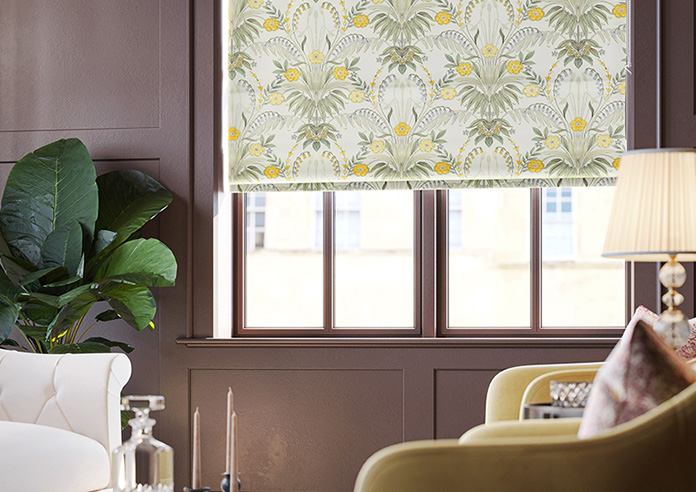 Cotswold Faux Silk, Marigold - Motorised Roman Blind - Image 5